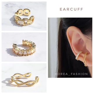 Ear cuff Premium เอียร์คัฟต่างหูแบบเกี่ยวหู หนีบหู คล้องหู สำหรับคนไม่เจาะหู