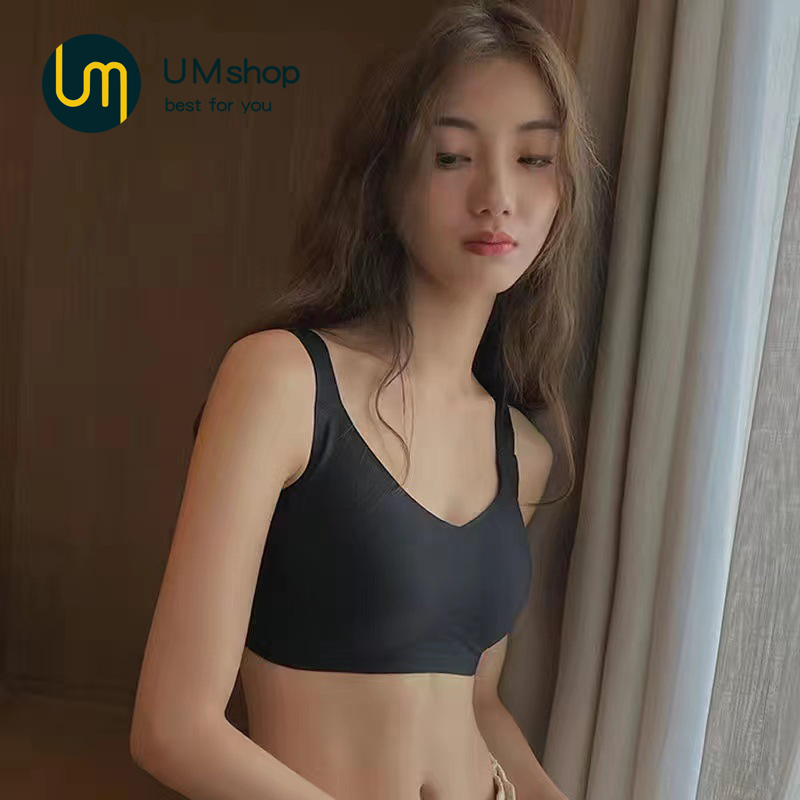 UM Shop บราขนาดพิเศษลาเท็กซ์สำหรับผู้หญิงใหม่ M-4XL คลังสินค้าพร้อมเสื้อชั้นในแบบบางไม่มีเครื่องหมายป้องกันการหย่อ ราคา ถูกที่สุด โปรบีเคเค แกลเลอรีภาพที่ 5