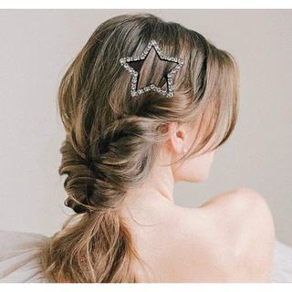 💕 💕 💕🌟🌟พร้อมส่ง !!!🌟🌟 เซตกิ๊บติดผมรูปดาวห้าแฉกประดับเพชรหรูหราเกาหลี 💕 💕 💕