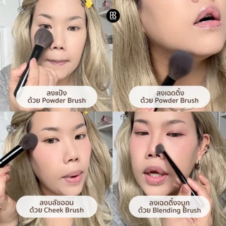 BRUSH STUDIO Easy 2 : ชุดแปรงแต่งหน้าขนสัตว์แท้ขนาดพกพา