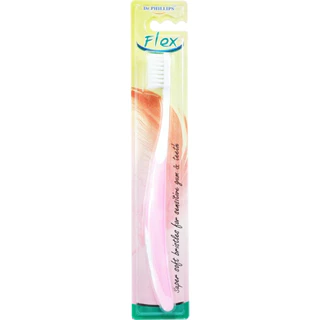 แปรงสีฟัน ขน นุ่ม เล็ก สำหรับโรคเหงือก เฟล็ก Flex ด้ามเรียบ Tooth brush Dr.Phillips Sensitive Flex Brush ขนนุ่ม