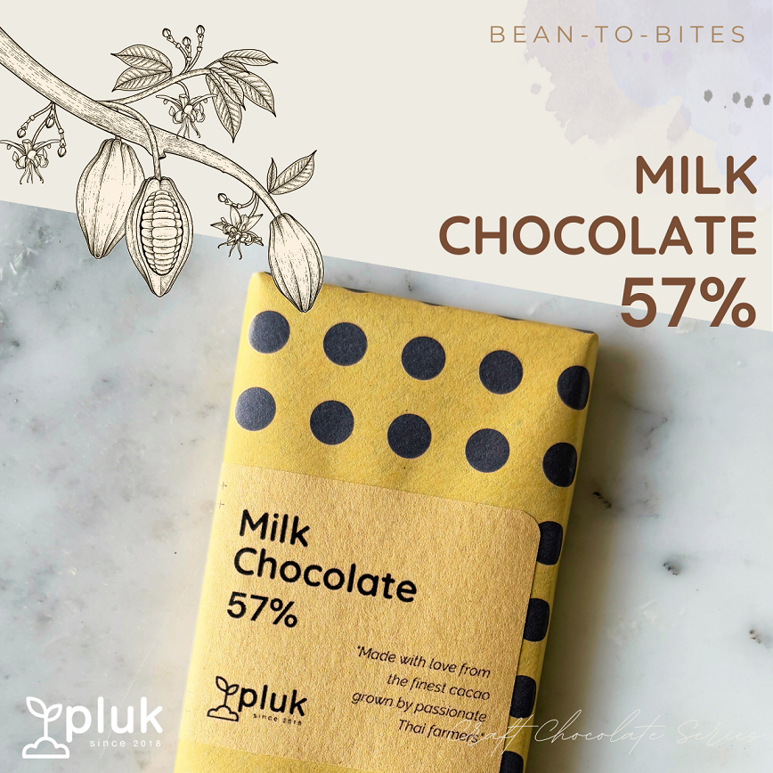 คราฟท์ช็อคโกแลต ช็อคโกแลตนม 57% Craft Chocolate Milk Chocolate 57%