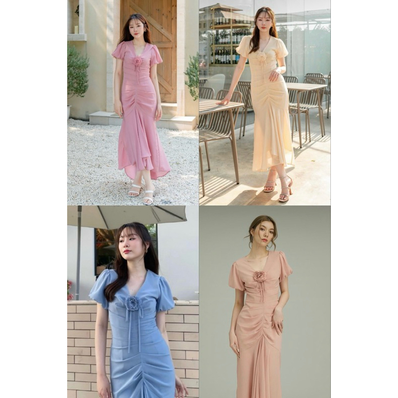 (พร้อมส่ง) ส่งต่อ Firrr june dress มือ2 ของแท้💯