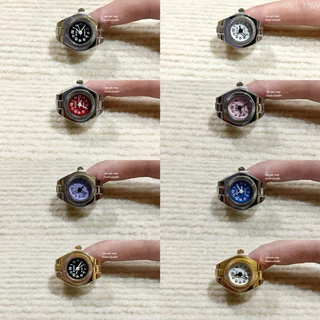 พร้อมส่ง🇹🇭 แหวนนาฬิกา Sz.54-58mm+ มีถ่าน พร้อมใช้งาน
