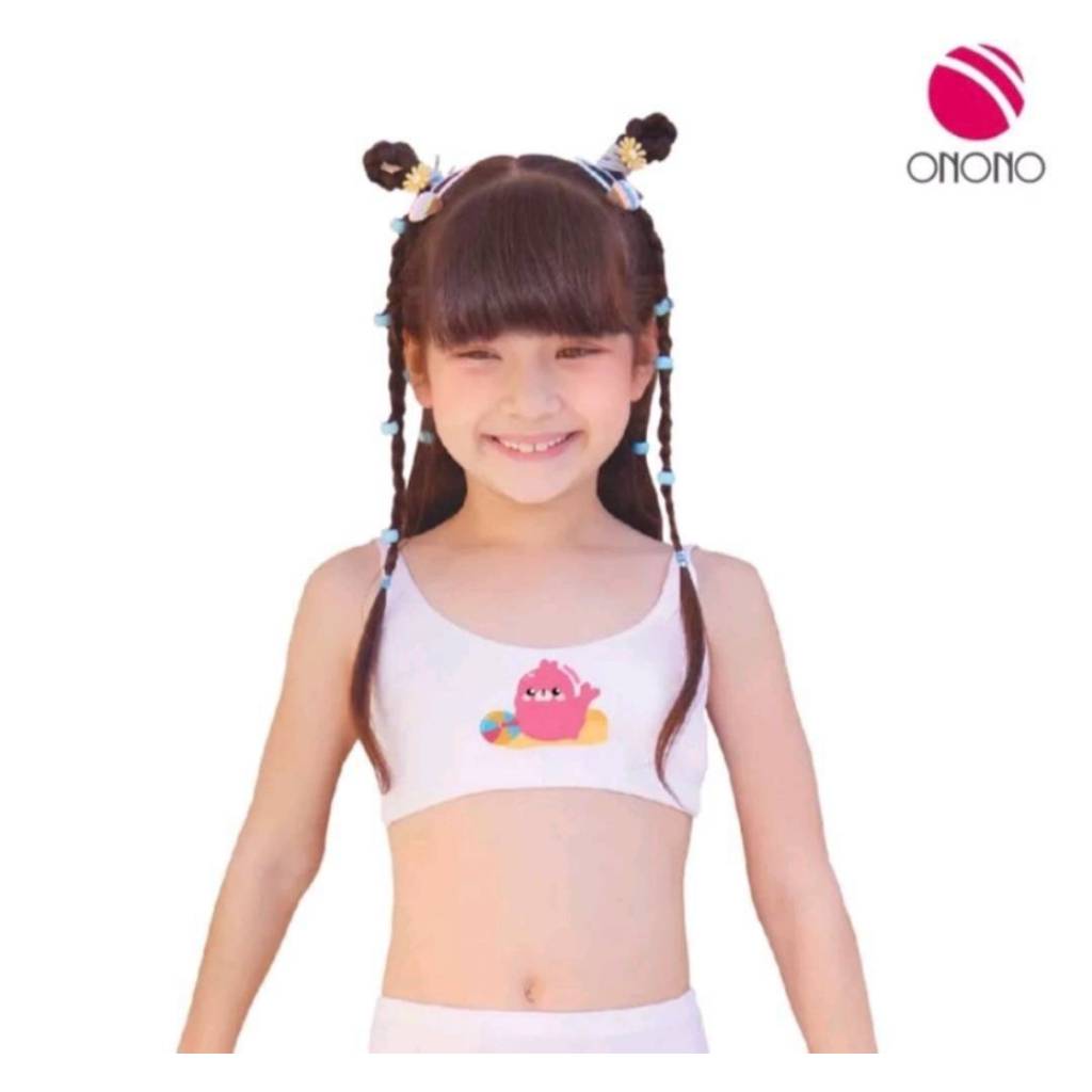onono รุ่นNF6211 บราตะขอหลัง  เสื้อชั้นในเด็ก ไม่มีโครง ฟองน้ำบาง