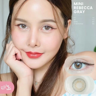 คอนแทคเลนส์ Mini Rebecca Brown / Gray (Kitty Kawaii) ขนาดมินิ 🌷 ลายฮิต สุดปังในเกาหลี