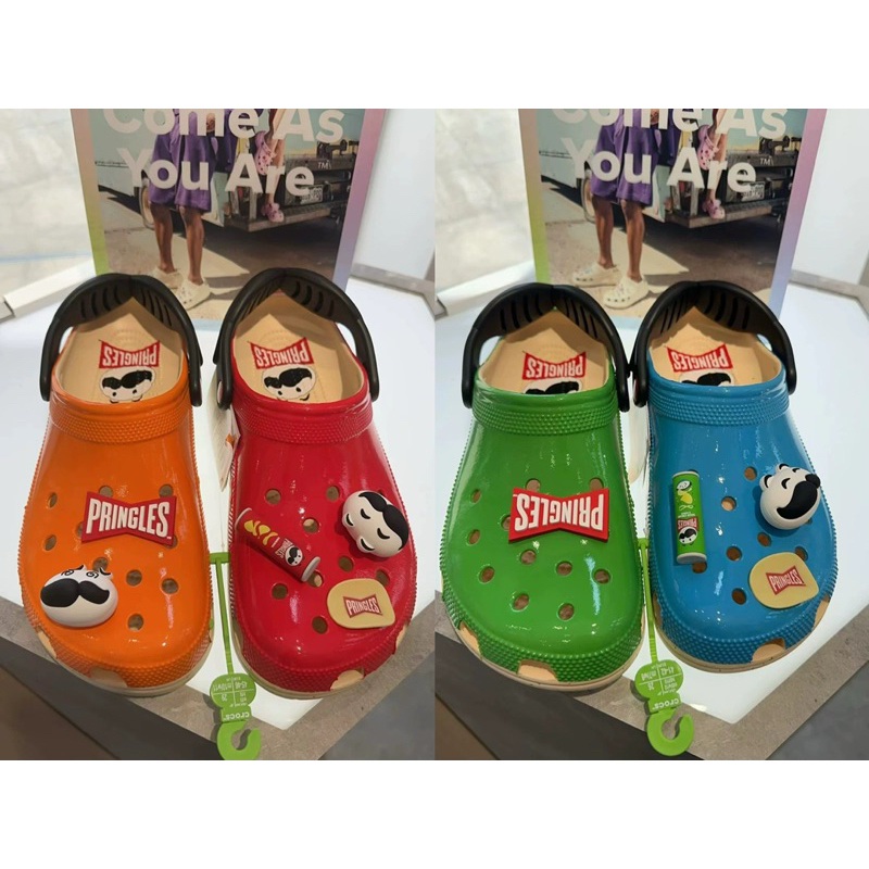 [พรีออเดอร์2-3อาทิตย์]crocs pringles clog