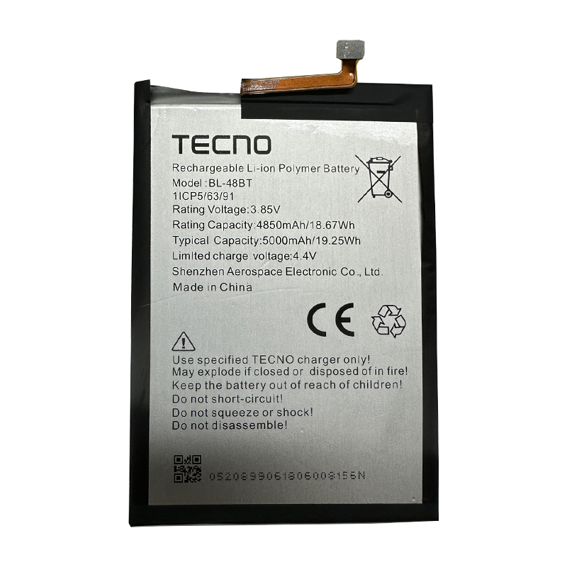 แบตเตอรี่ Tecno Pop 5 BD2P battery BL-48BT BL48BT 5000mAh รับประกัน 3 เดือน