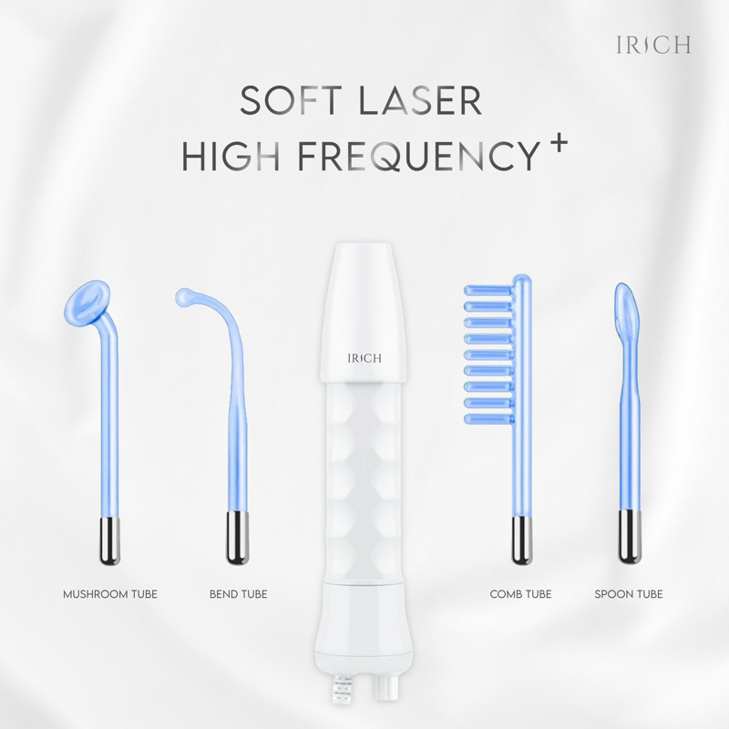 เกรดทางการแพทย์ : Soft Laser High Frequency+ เครื่องเลเซอร์ฆ่าเชื้อสิว (ผลิตโดย IRICH)