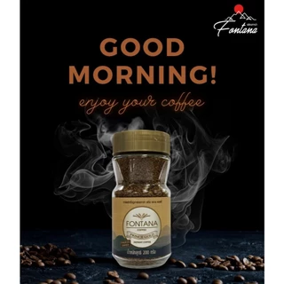 กาแฟสำเร็จรูป ฟอนทาน่า พริ้น โกลด์ ฟรีซ ดราย คอฟฟี่ ขวด 100 กรัม Fontana Prince Gold Freeze Dried