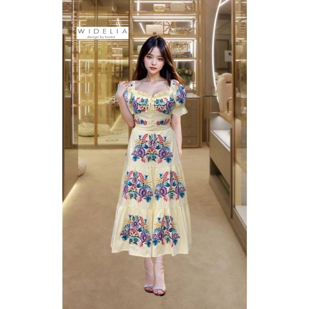 Widelia made in Korea Set:: Set เสื้อแขนตุ๊กตา.2