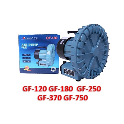 ปั้มอ็อกซิเจน GF SERIES GF-120 GF-180 GF-250 GF-370 GF-750 ปั๊มลมใบพัดไฟฟ้าปั้มอ๊อกซิเจนบ่อปลา