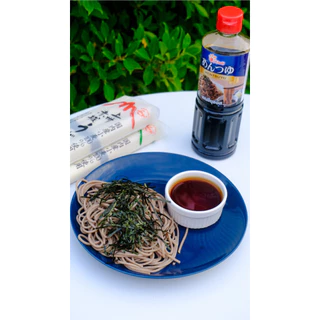 ฟรีสาหร่ายย่างหั่นเส้น เชตบะหมี่เย็นน้ำซุปพร้อมเส้นอุด้ง,โซบะ,โซเมน เส้นนำเข้าจากญี่ปุ่นแท้ น้ำซุปผสมน้ำพร้อมทานได้เลย