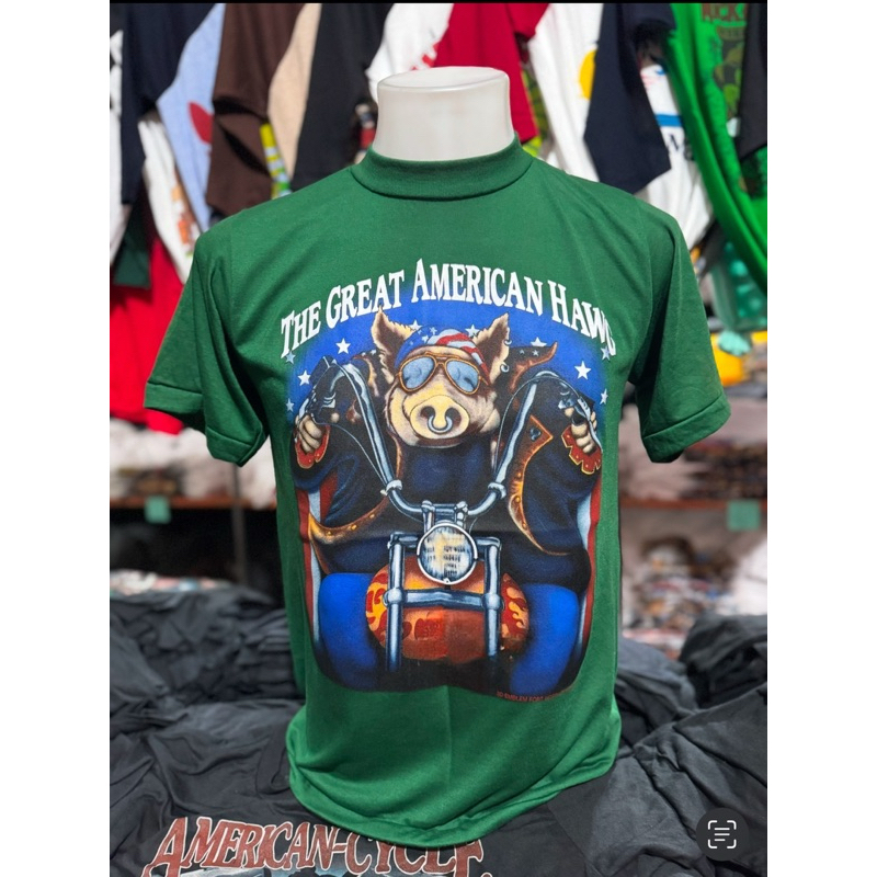 3Dเสื้อผ้าบางสีเขียว สีขับผิว สกรีนลายหน้าหลังไม่มีตะเข็บข้าง ใส่ได้ทั้งหญิงชาย