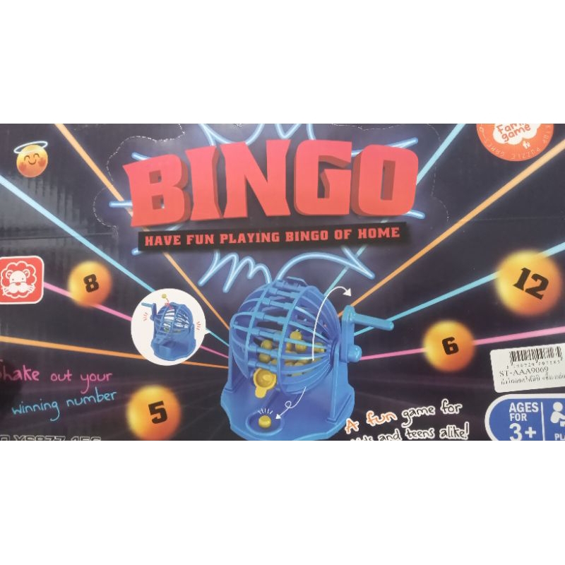 Bingo Lotto บิงโกล็อตโต้ Bingo 90 Number เกมบิงโก มีที่หมุน