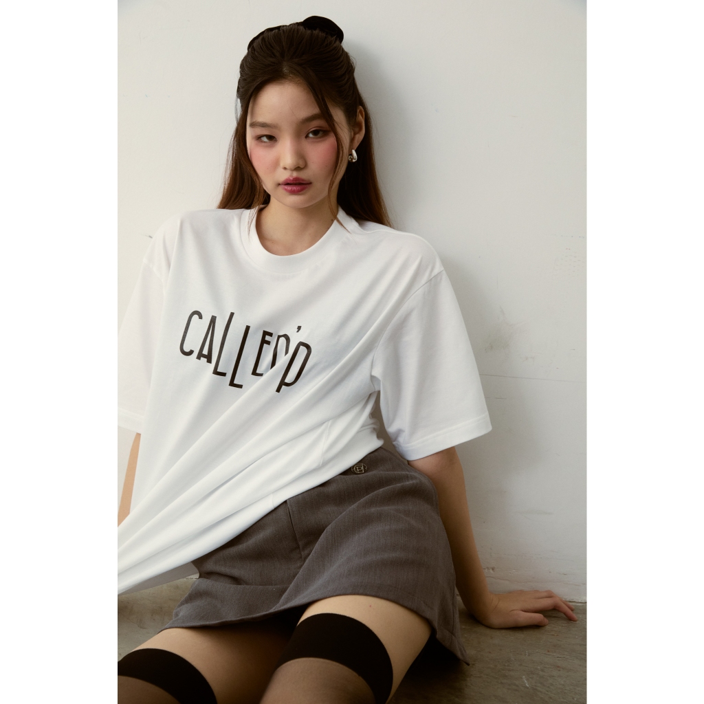 Logo Tee เสื้อยืด Oversized สกรีนโลโก้แบรนด์