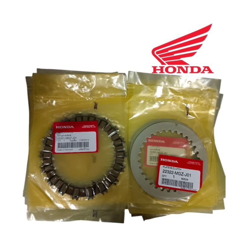 ชุดผ้าคลัทช์+แผ่นเหล็กแท้ ตรงรุ่น CBR500R CB500X CB500F Rebel500 ปี14-18