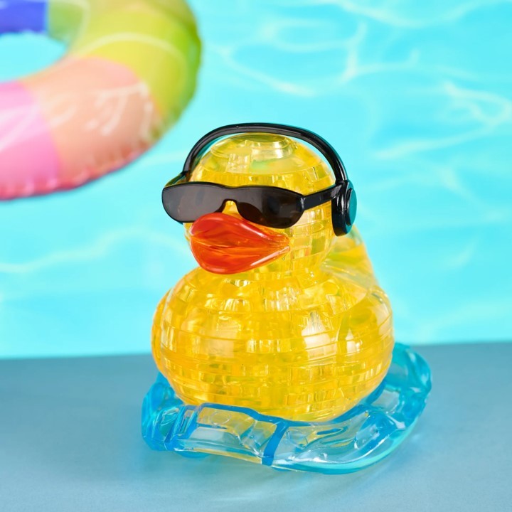3D Crystal Puzzle ของเล่นตัวต่อสามมิติ Bathing Duckของแท้100% ดีไซน์จากญี่ปุ่น สินค้าพร้อมส่ง