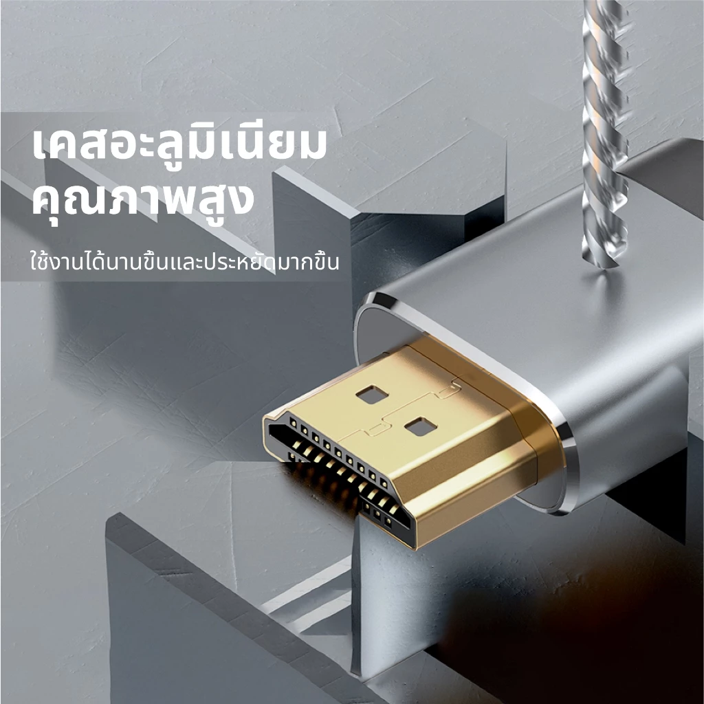 ⚡ส่งจาก กทม⚡Idigital Micro HDMI to HDMI เป็นสาย Cable, 4K/60Hz, สําหรับกล้องแท็บเล็ต แล็ปท็อป ทีวี PS5 โปรเจคเตอร์ GoPro thumbnail 10