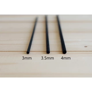 ก้านไฟเบอร์ดูดน้ำหอม 3mm ยาว 25cm 10/50 ก้าน สีดำ ขาว ครีม