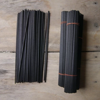 ก้านไฟเบอร์ดูดน้ำหอม 3mm ยาว 25cm 10/50 ก้าน สีดำ ขาว ครีม
