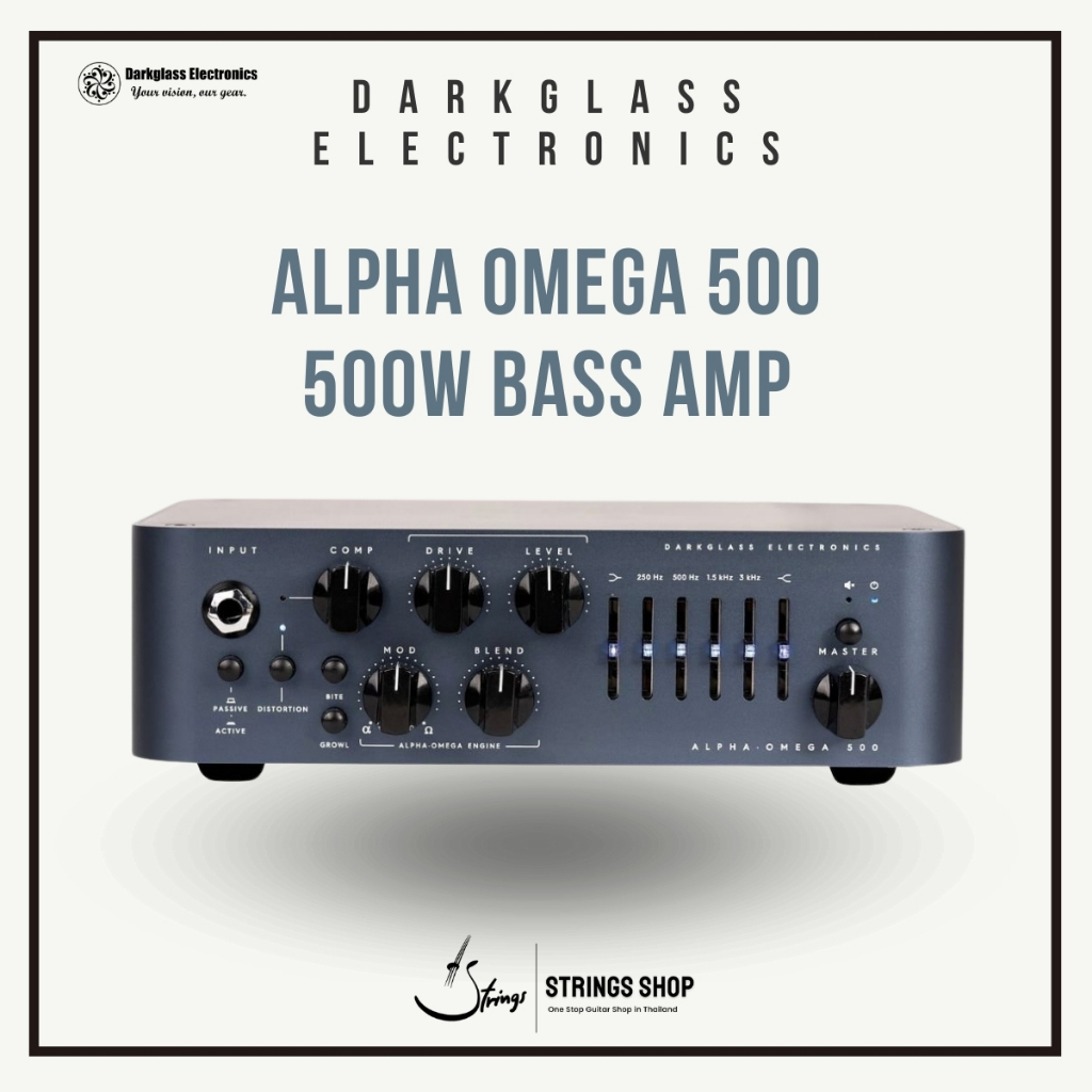 หัวแอมป์เบส Darkglass Electronics Alpha Omega 500 500w Bass Amp