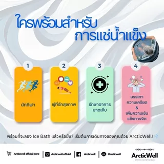 ArcticWell - The oval ice bath tub / อ่างแช่น้ําแข็งทรงรี