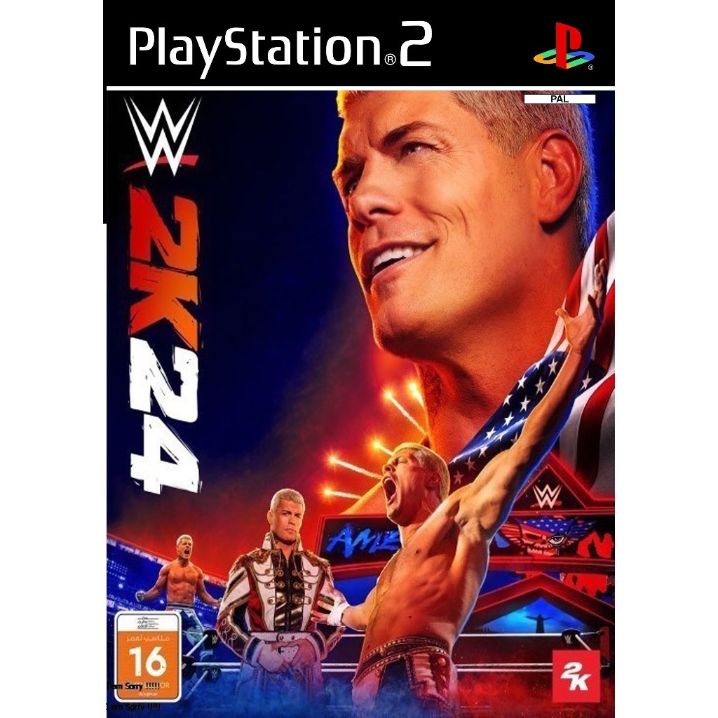 PlayStation2 - WWE 2K24 HACKED!!! // ไม่เคยมีออกวางจำหน่ายตามปกติ