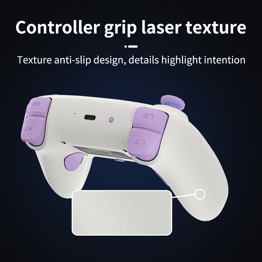 ANBERNIC RG P01 จอยบูลทูธ มีไฟRGB ระบบสั่น รองรับ Switch PC steam IOS Android XBOX  รับประกัน 1ปี