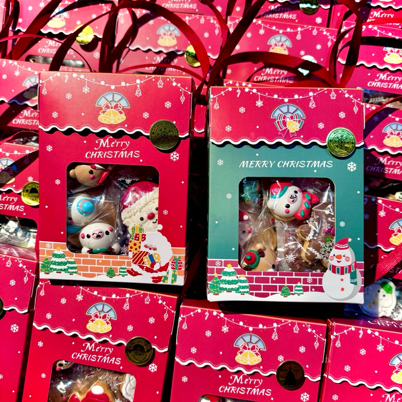 พร้อมส่งด่วน  เซตคุกกี้ Mini Christmas cookies Box