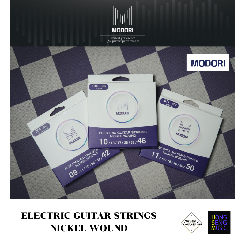 สายกีต้าร์ไฟฟ้า MODORI เบอร์ 9/10/11 ELECTRIC GUITAR STRINGS NICKEL WOUND