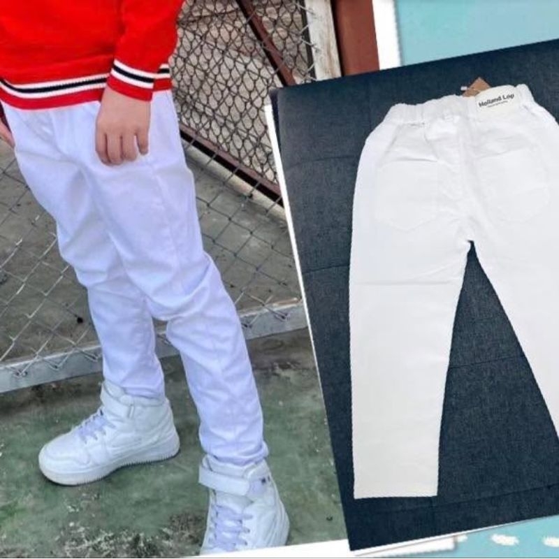 กางเกงยีนส์เด็กโต ขายาวสียีนส์-ดำ-ขาว แบรนด์Holland lop