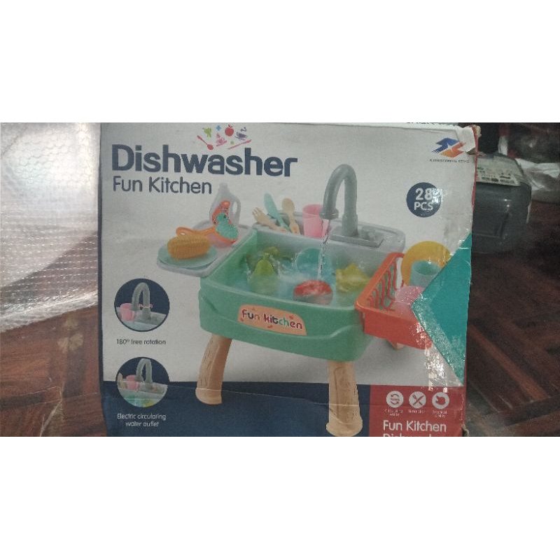 House play time sink ซิ้งค์ล้างผัก หั่นผัก ใส่น้ำได้จริง เปิด-ปิดก๊อกน้ำได้**กล่องไม่สวย สินค้าปรกติ**