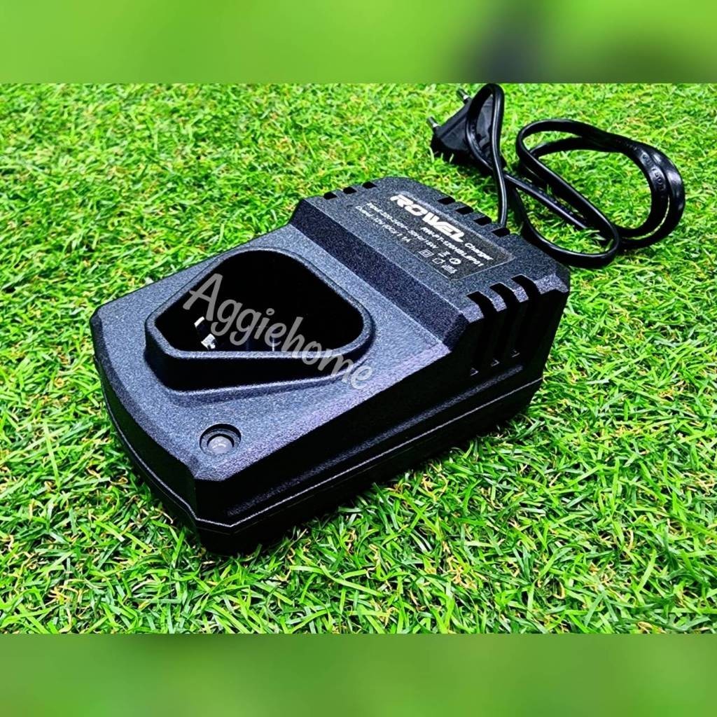 ROWEL เครื่องชาร์จ แท่นชาร์จ 12V. รุ่น RW-PT-120HBL#P01 แรงดันไฟ 220V. อะไหล่ สายชาร์จ