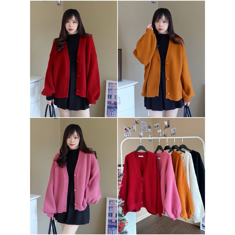 [Make your Clothes] Miley soft & puffy cardigan คาร์ดิแกน เนื้อฟูนุ่มพิเศษ