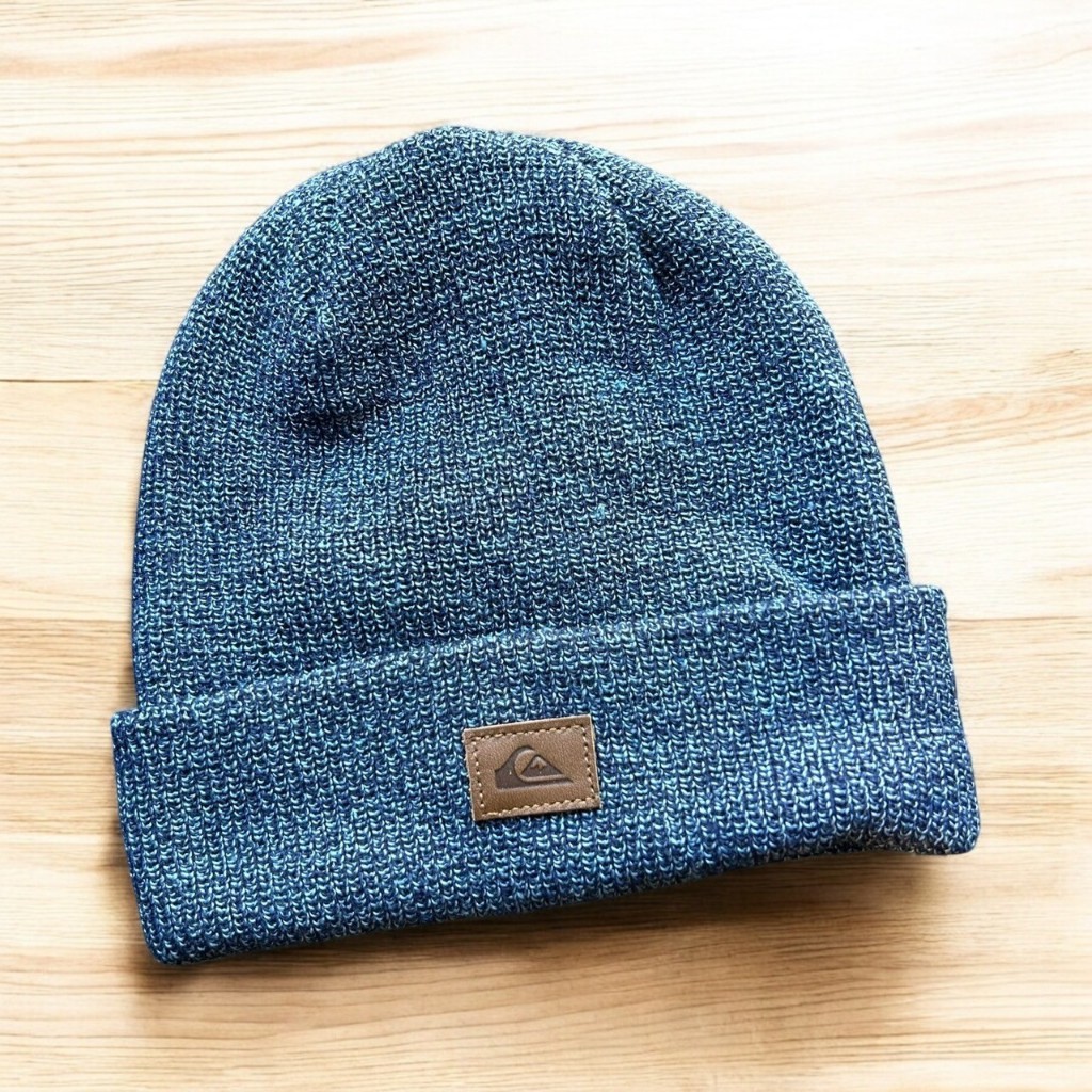หมวกไหมพรม Quiksilver Blue Mottled Beanie รับประกันของแท้ มือ1 พร้อมส่ง