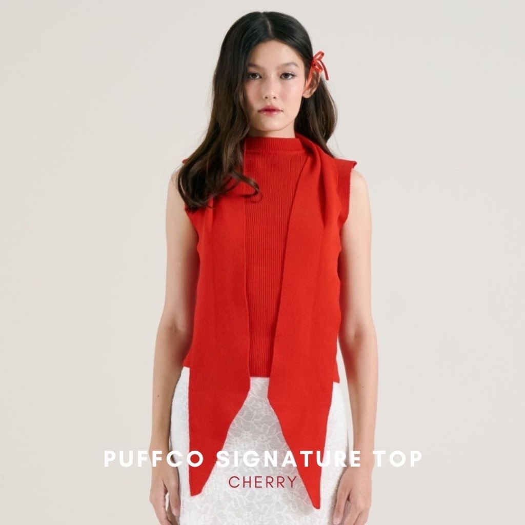 PUFFCOWEAR : Puffco Signature knitted top