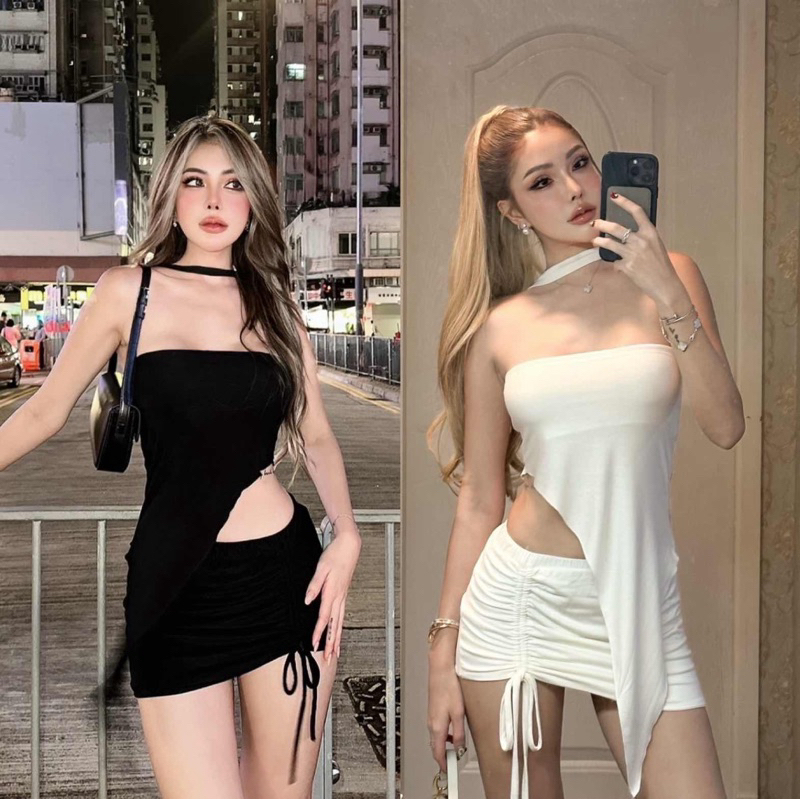 ( ลดเพิ่ม 100.- กรอกโค้ด "HYPDEC") HH574 Bandeau Choker Set(590.-)