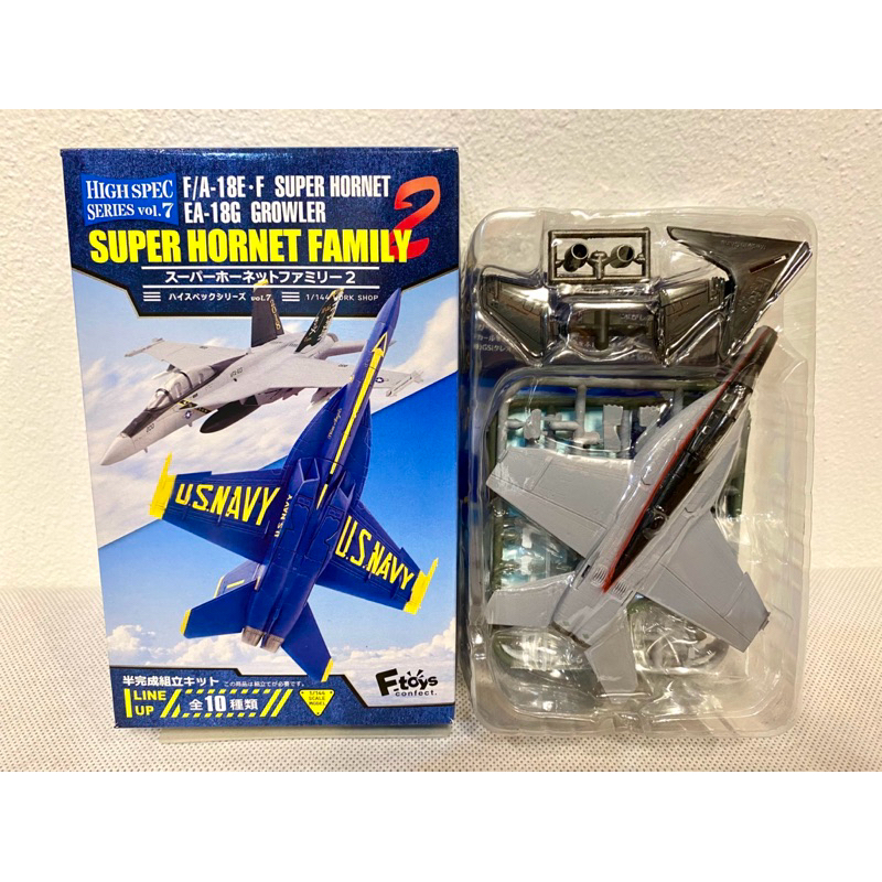 F-toys 1/144 เครื่องบิน F/A-18F Super Hornet ฝูงบินขับไล่ 154th “Black Night”