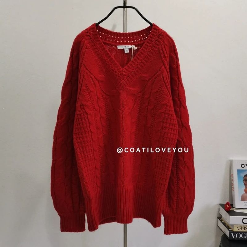 NE.XT V-NECK​ WOOL SWEATER​