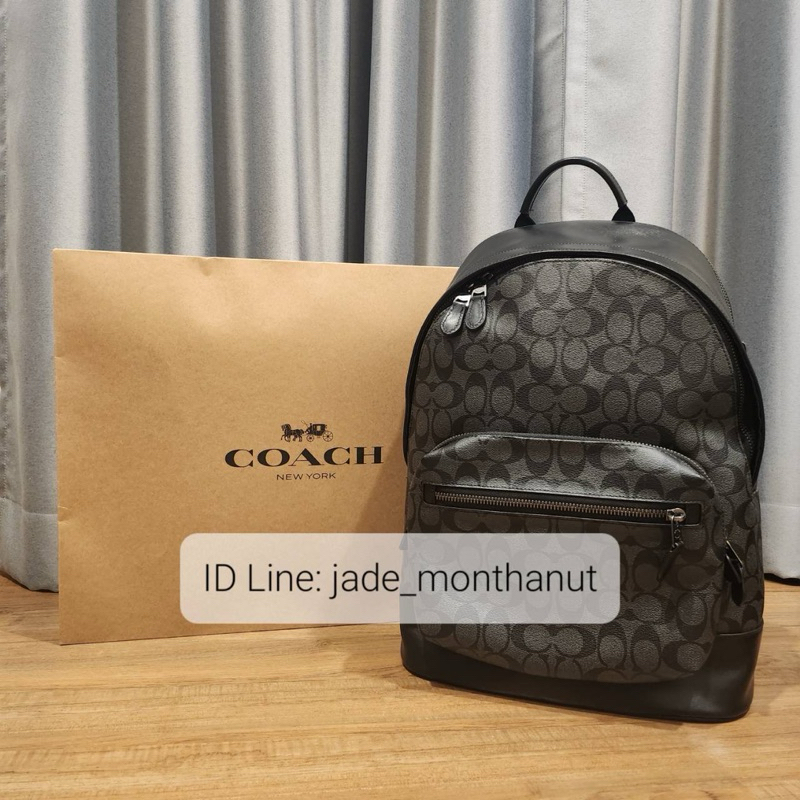 กระเป๋าcoach สีดำ กระเป๋าเป้