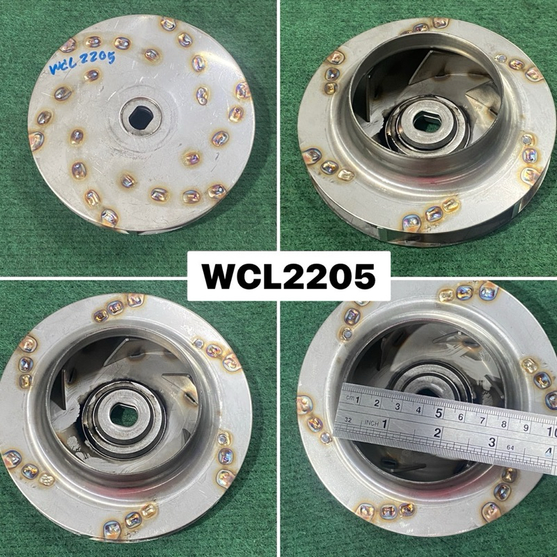 ใบพัดสแตนเลส ปั้มหอยโข่ง WCL-2205 แท้ ใบพัดปั้มหอยโข่ง มิตซูบิชิ ปั้มมิตซู ปั้มไฟฟ้า ใบพัดปั้มน้ำ สแ