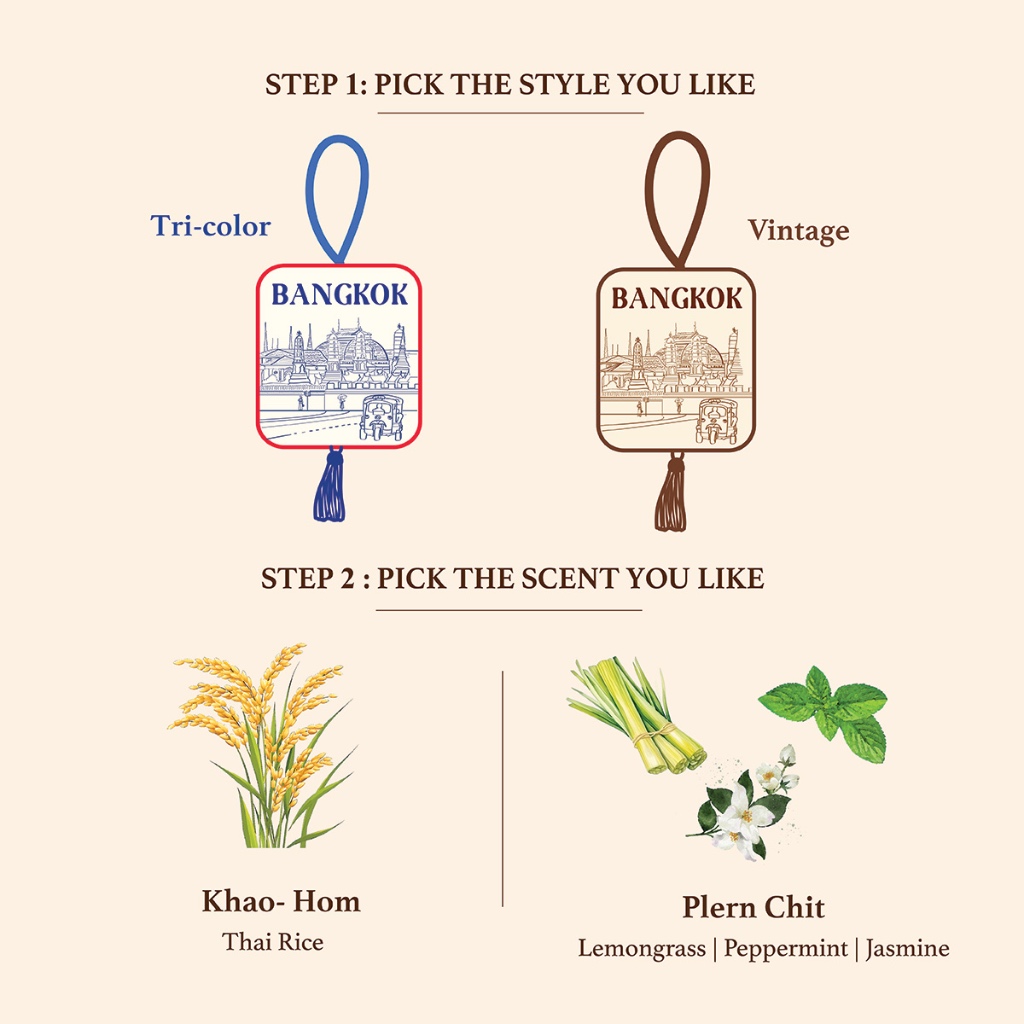 NEW IN: BANGKOK PERFUME SACHET (EMBROIDERY) ถุงหอมงานปักลายแบงก์คอก ของที่ระลึกไทยๆ - รูปที่ 4