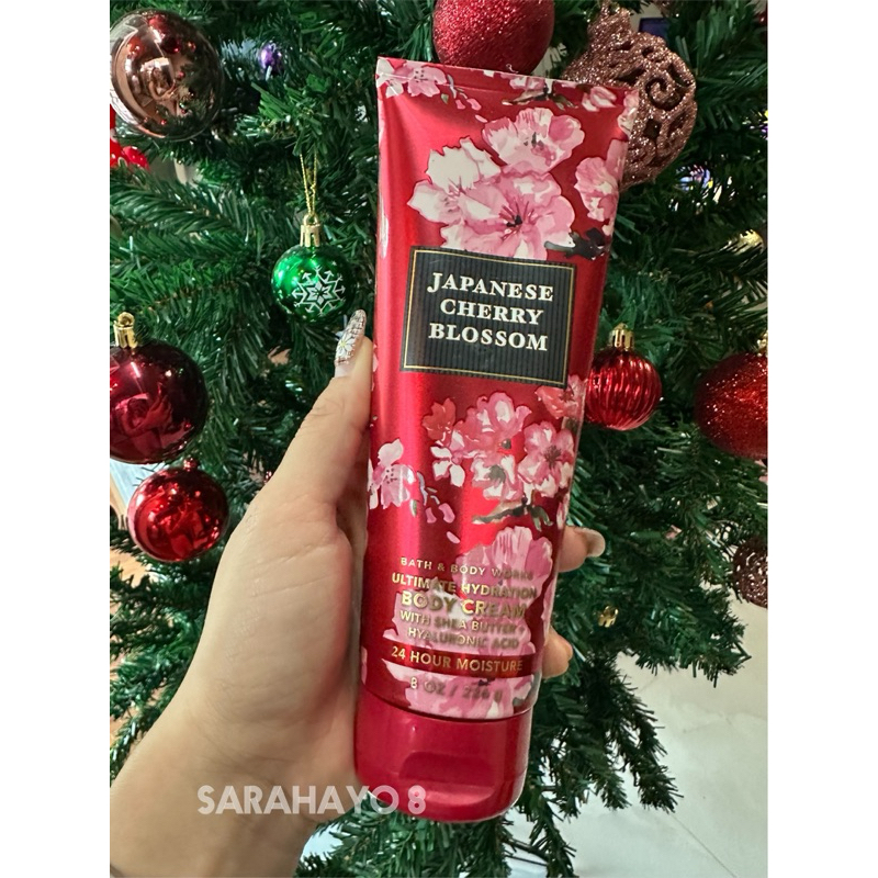 Bath & Body Works Japanese Cherry Blossom Body Cream 226g. ของแท้