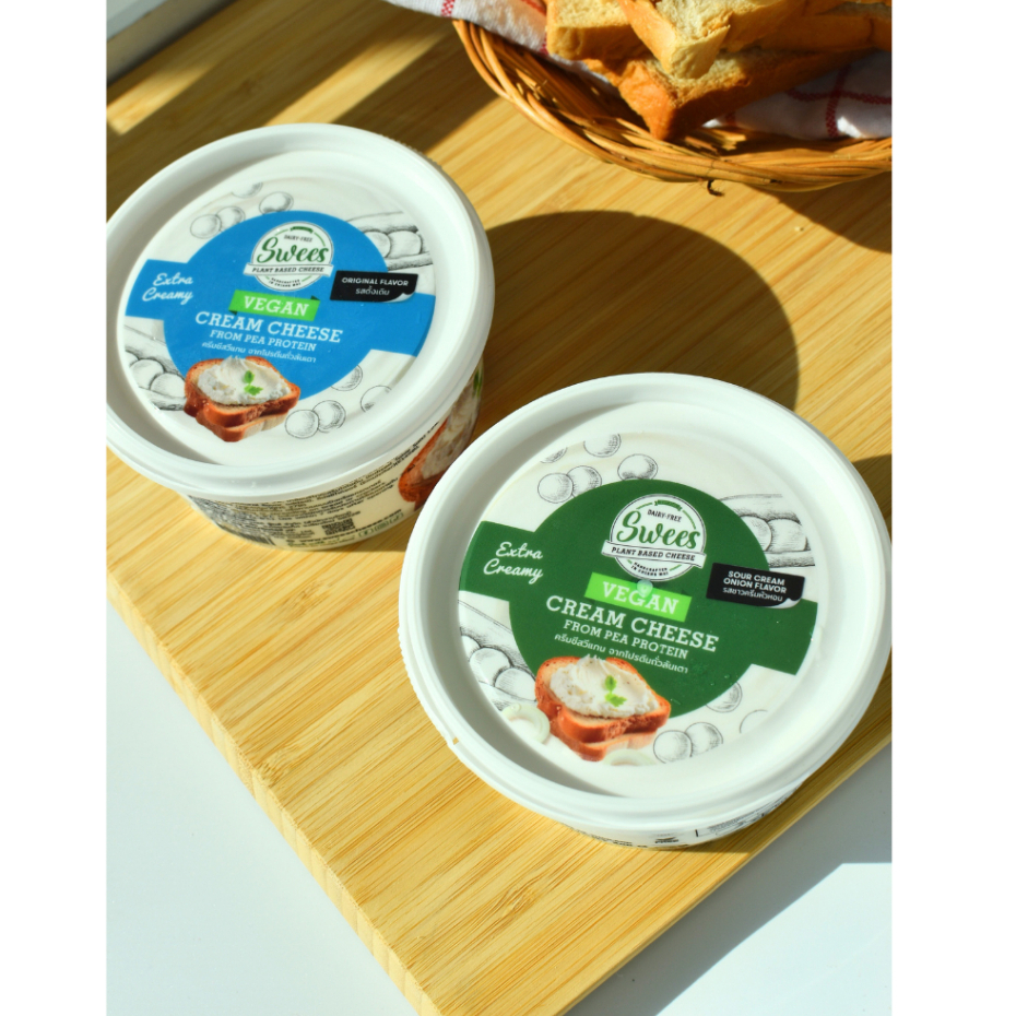 NEW Vegan Cream Cheese, 200g วีแกนครีมชีส ขนาด 200 กรัม by SweesCheese
