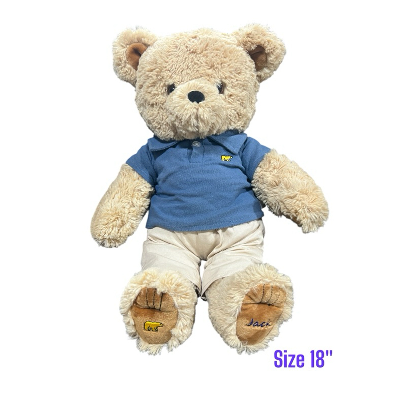 ตุ๊กตาหมีทอง Golden Bear ตุ๊กตาหมีแต่งตัว
