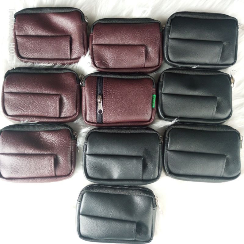 A0037กระเป๋าใส่ใบจากและยาเสนที่ใส่เหรียญกระเป๋าที่ใส่การ์ด