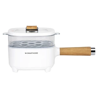 SMARTHOME Multi cooker หม้อไฟฟ้าอเนกประสงค์ หม้อชาบู หม้อสุกี้ มีซึ้งนึ่ง ความจุ 2 ลิตร รุ่น SFP104