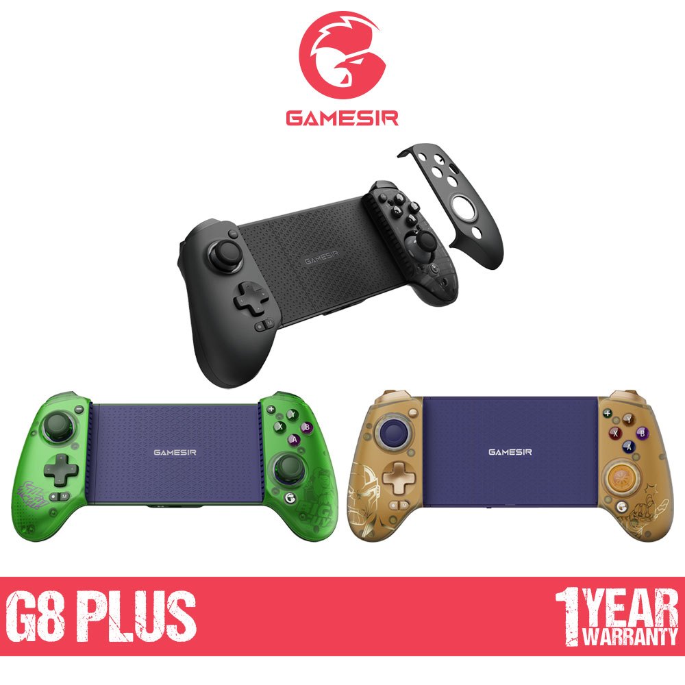 GAMESIR G8 Plus Bluetooth Mobile Controller จอยมือถือ ปุ่ม ™ Hall Effect รองรับ Tablet