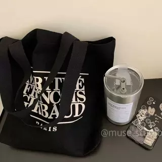 กระเป๋า Tote Bag กระเป๋าผ้ามินิมอล ขนาด 34*38CM กระเป๋าผ้า MARITHE